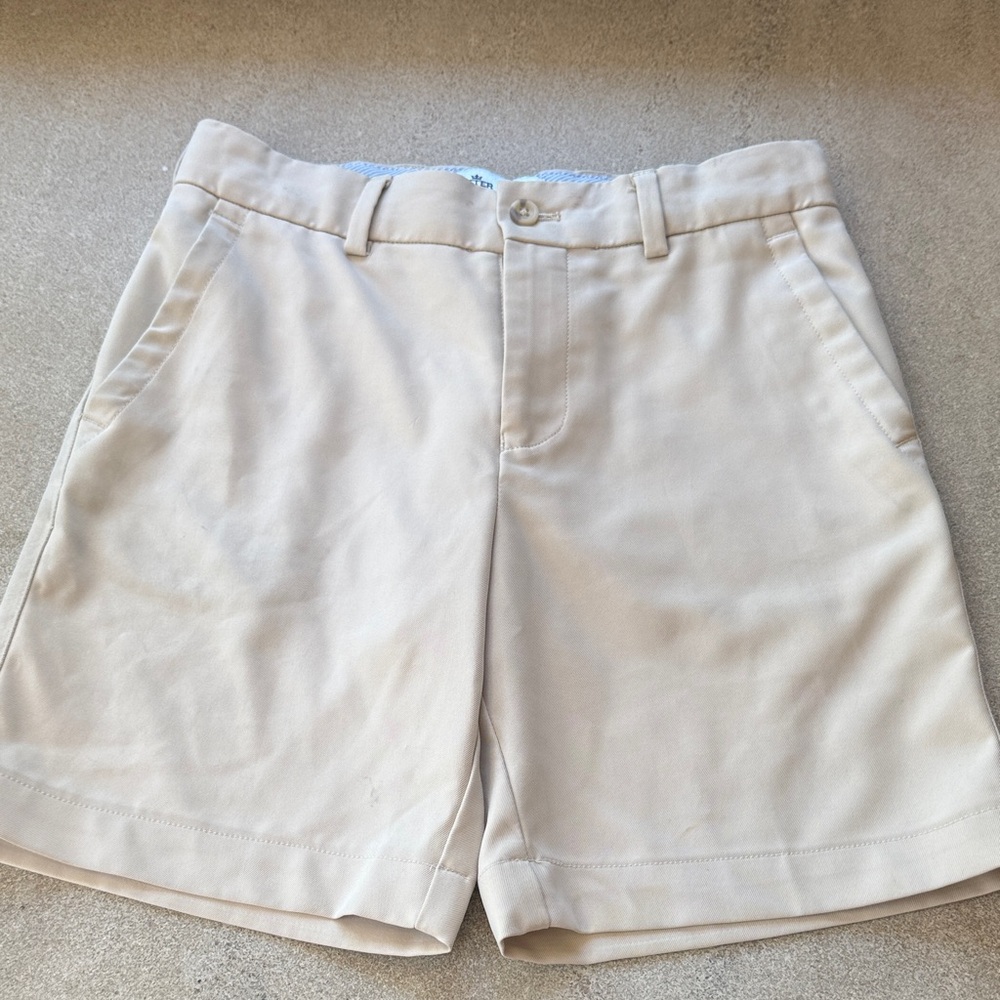 Classic boys Peter Millar Cream Shorts - Tailored Comfort